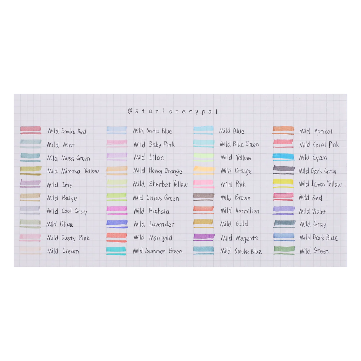 Zebra Mildliner Double-Sided Highlighter (with New 2025 Colors!) - 40 Color Set with Case