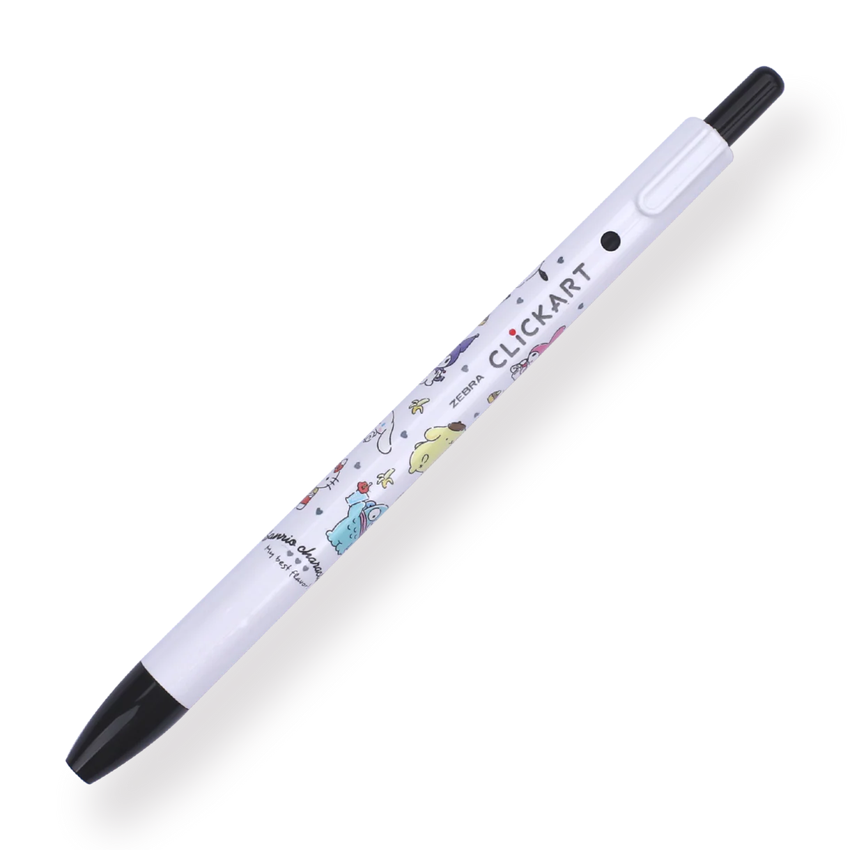 Zebra x Sanrio Clickart Retractable Sign Pen - 0.6 mm - Set of 5