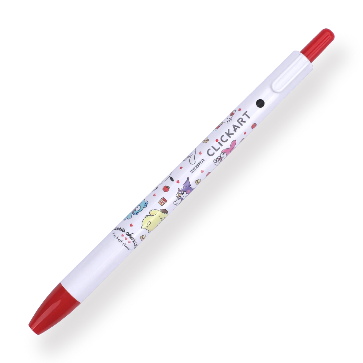 Zebra x Sanrio Clickart Retractable Sign Pen - 0.6 mm - Set of 5