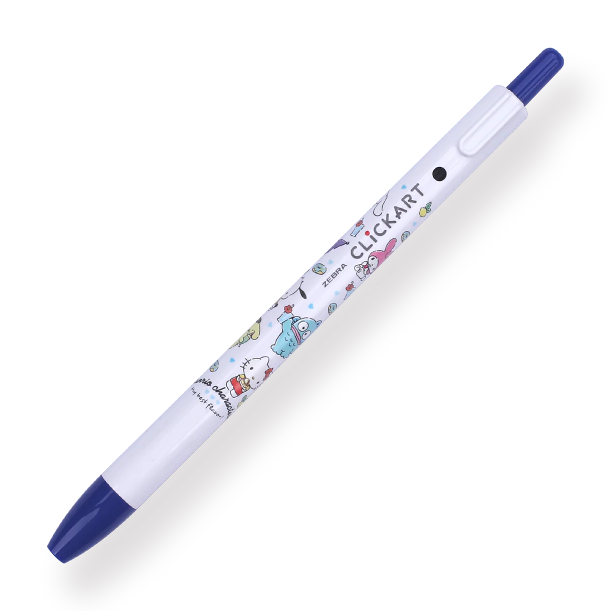 Zebra x Sanrio Clickart Retractable Sign Pen - 0.6 mm - Set of 5