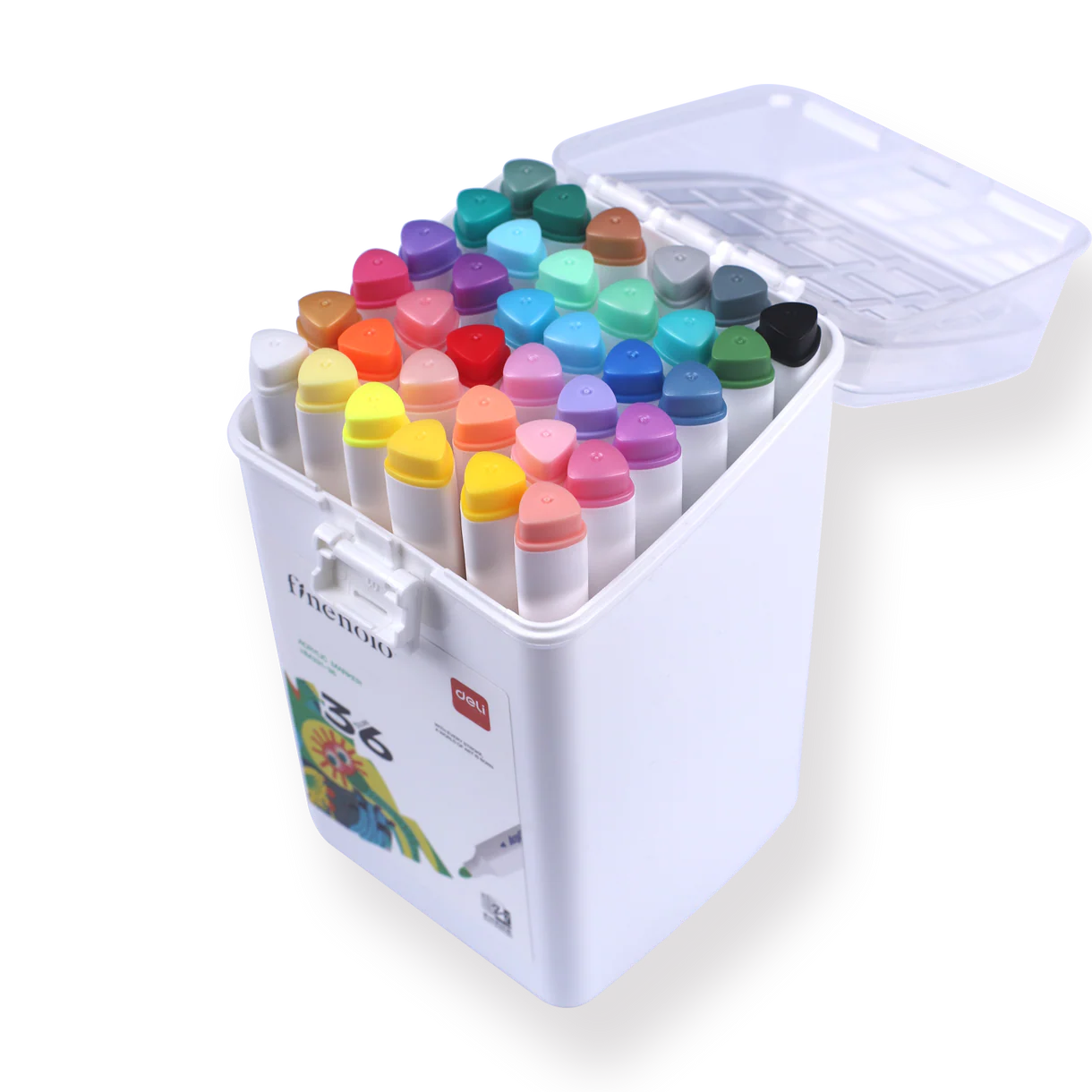 Deli Acrylic Water-based Marker - 36 Color Set