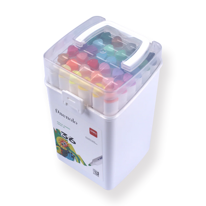 Deli Acrylic Water-based Marker - 36 Color Set