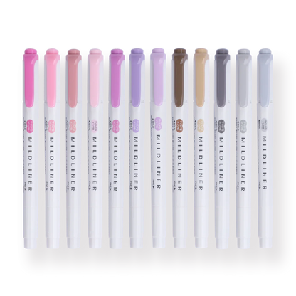 Zebra Mildliner Double-Sided  Highlighter - Fine/Bold - Limited Edition - 35 Color Box Set