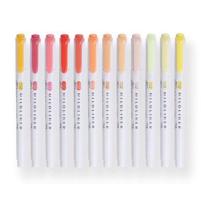Zebra Mildliner Double-Sided  Highlighter - Fine/Bold - Limited Edition - 35 Color Box Set