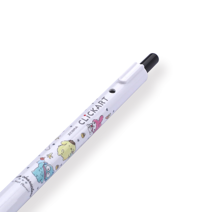 Zebra x Sanrio Clickart Retractable Sign  Pen - 0.6 mm - Set of 5